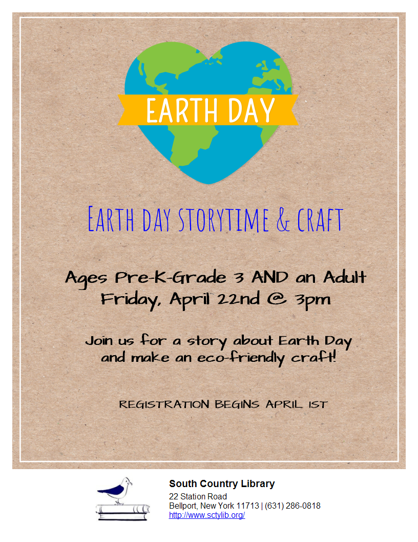 Earth Day Storytime & Craft