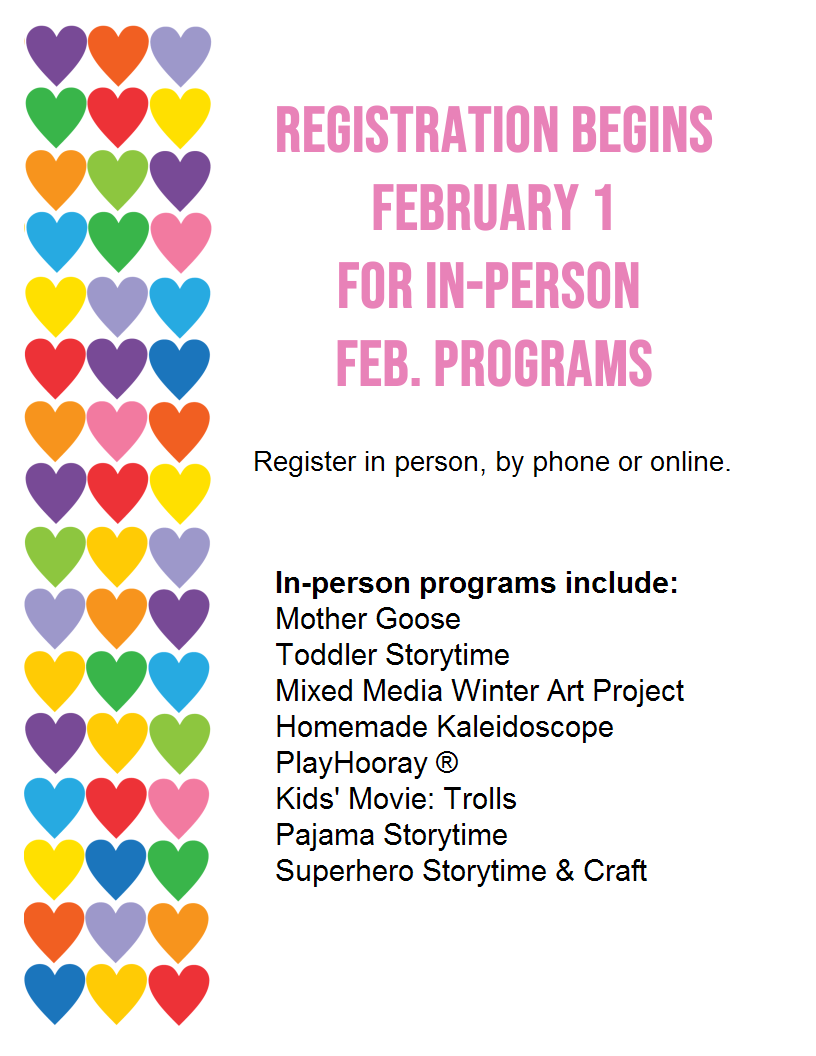 February In-person programs