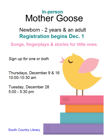 Mother Goose Tuesday evening