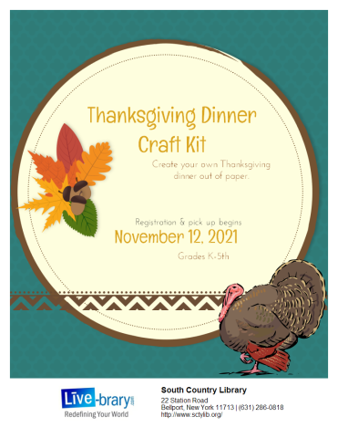 Thanksgiving Dinner Craft [K-5th]