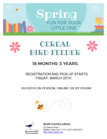 Cereal Bird Feeder