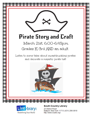 Pirate Story & Craft