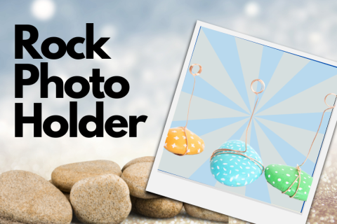 Rock Photo Holder