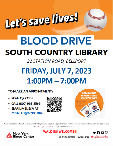 Blood Drive Flyer