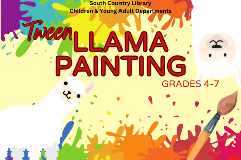 Tween Llama Painting