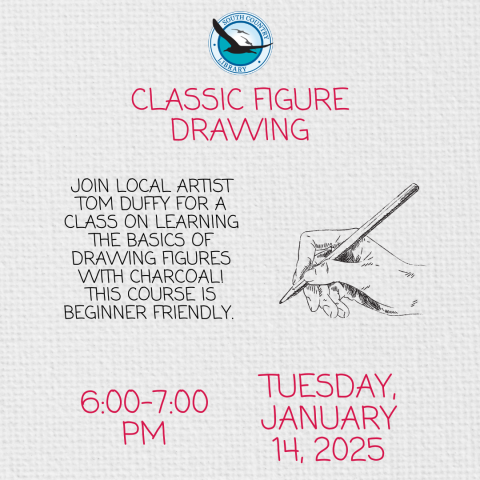 Classic Figure Drawing Poster with Program Info