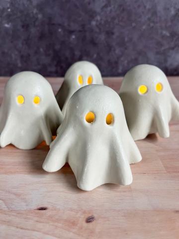 Ghost made out of clay