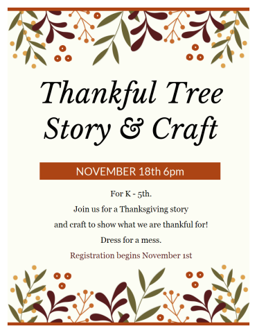 flyer with same information