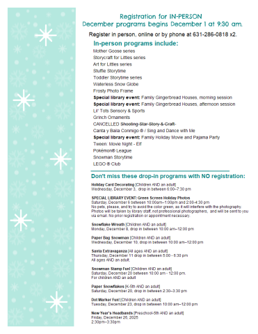 flyer with same information