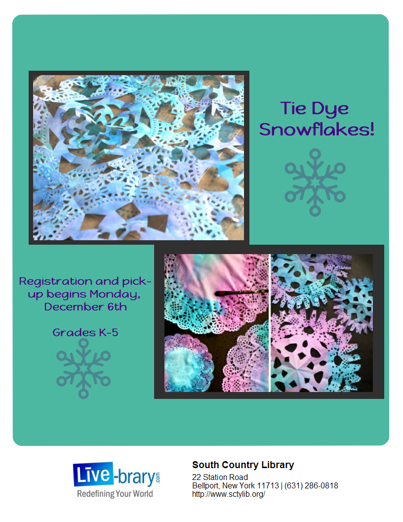 Tie Dye Snowflakes Kit