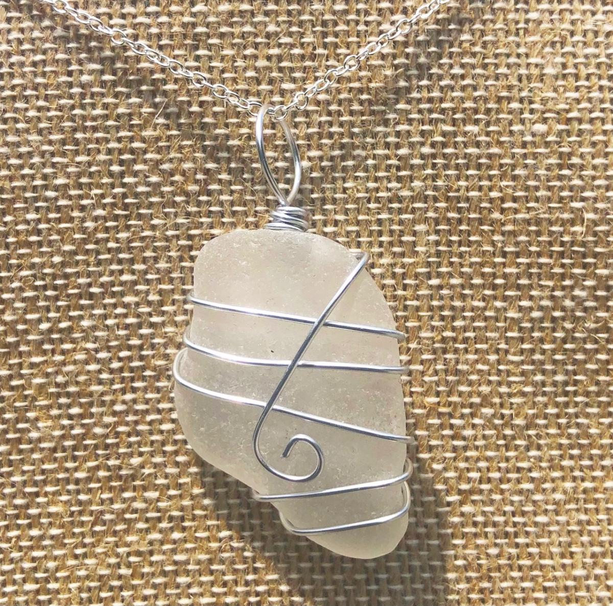 sea glass necklace