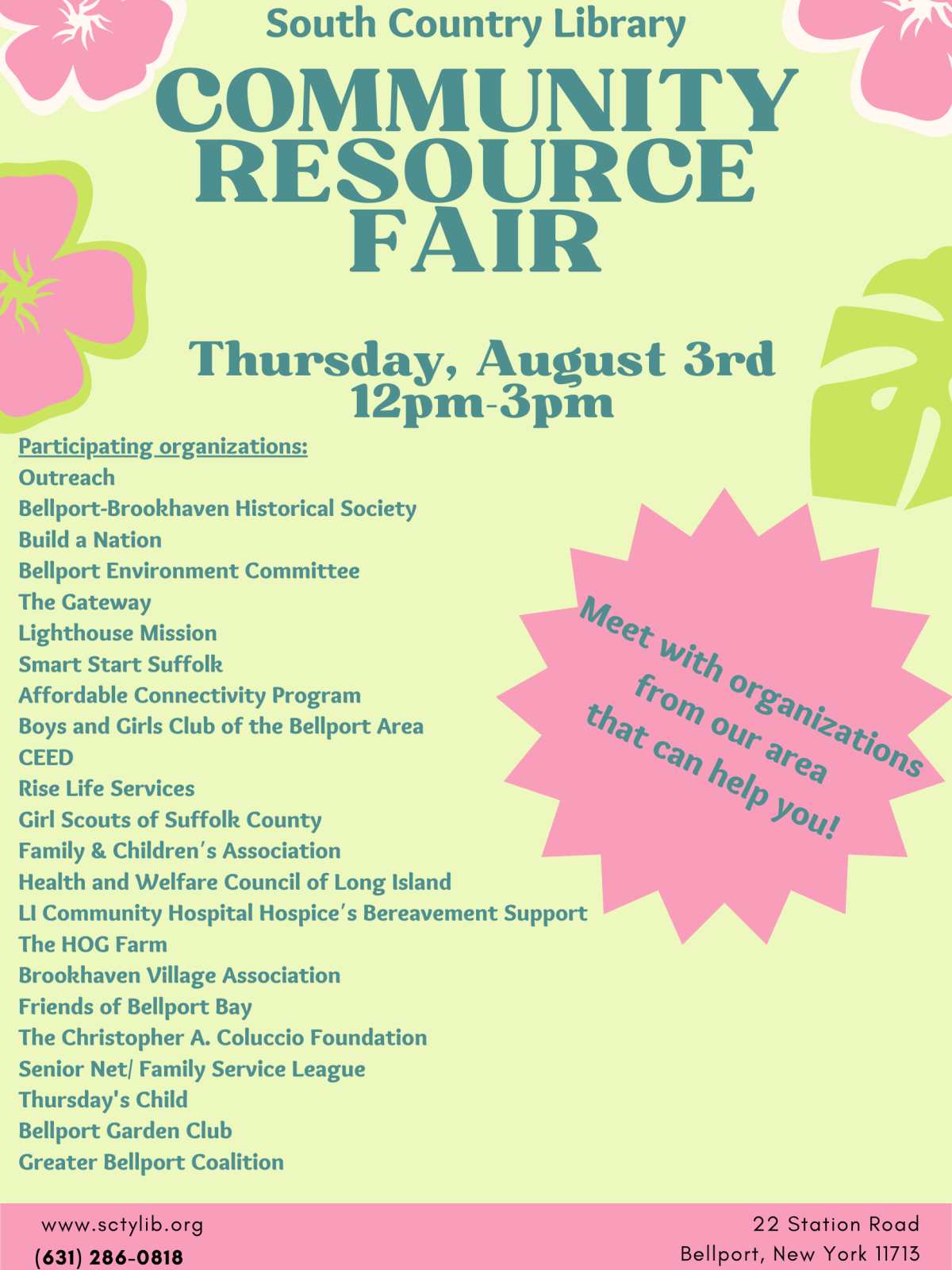 community resource fair