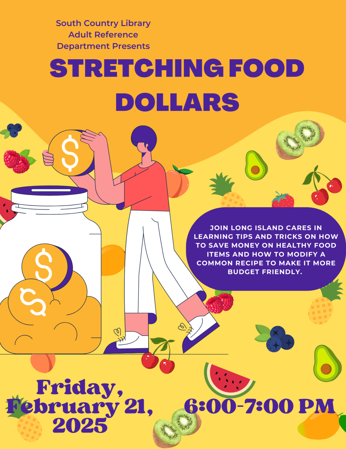 Stretching Food Dollars Poster with Program Info